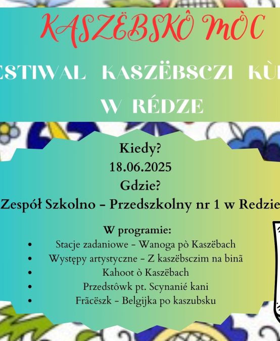 KASZËBSKÔ MÒC, czyli II Festiwal Kultury Kaszubskiej w Redzie