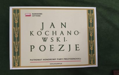 Narodowe Czytanie poezji Jana Kochanowskiego 2025 w naszej szkole