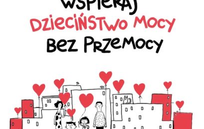 Lekcja online w klasie 2e, w ramach ogólnopolskiej kampanii Dzieciństwo bez Przemocy.