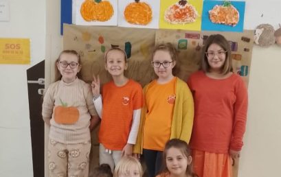 Dzień Dyni w klasach: 1c, 2c, i 2e.