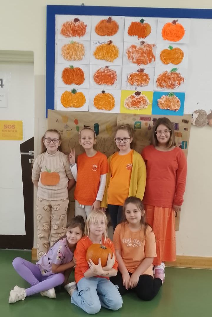 Dzień Dyni w klasach: 1c, 2c, i 2e.