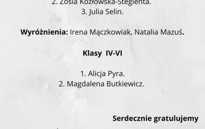 Laureaci Konkursu Literackiego Ogrody Poezji
