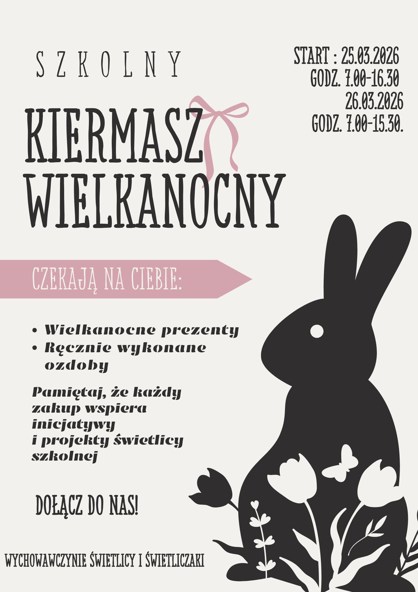 Szkolny Kiermasz Wielkanocny