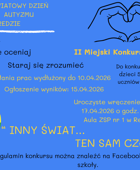 Wydłużamy termin składania prac konkursowych do 10.04.2026.