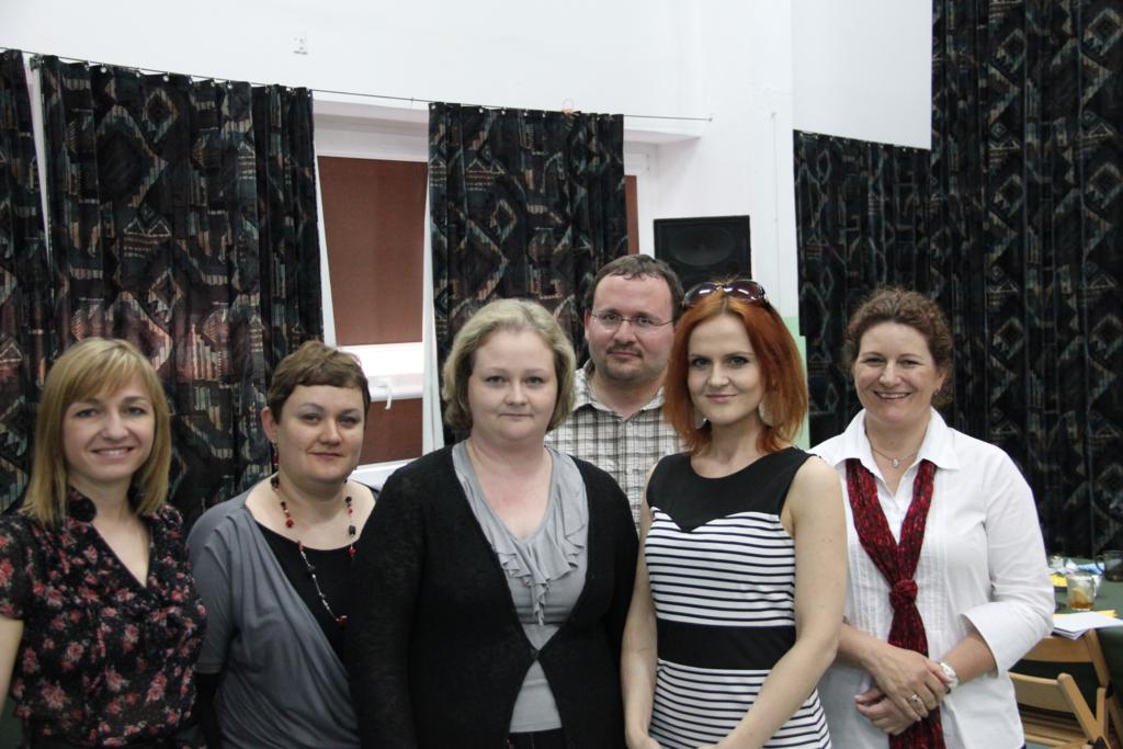 Organizatorzy konkursu z członkami jury