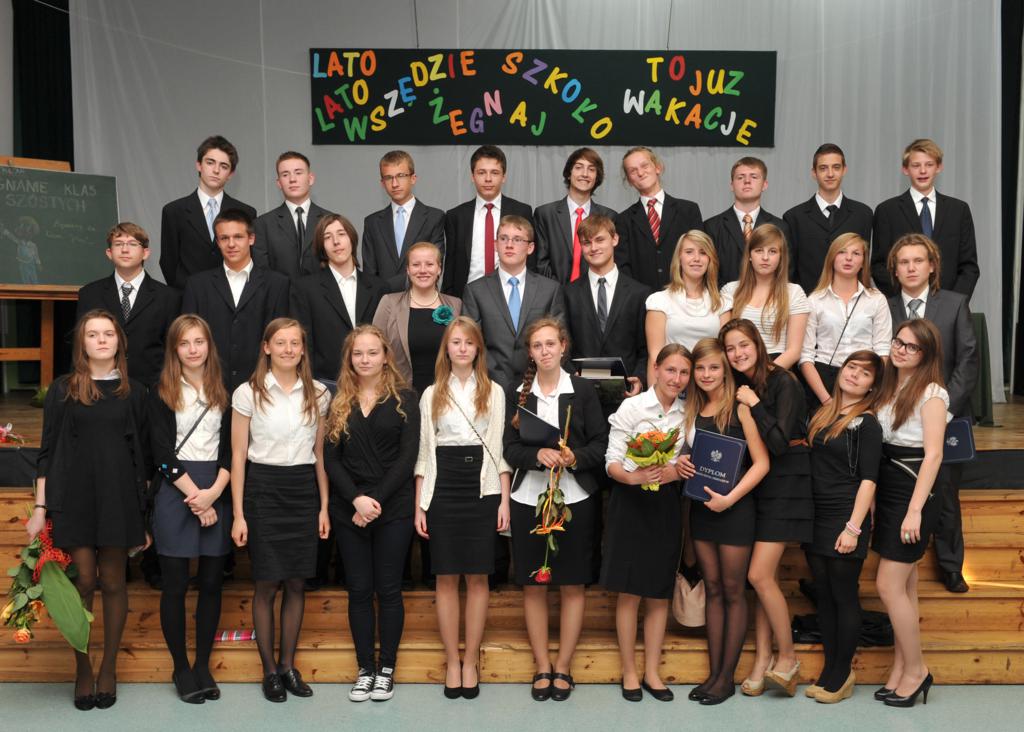 Klasa III b z wychowawcą