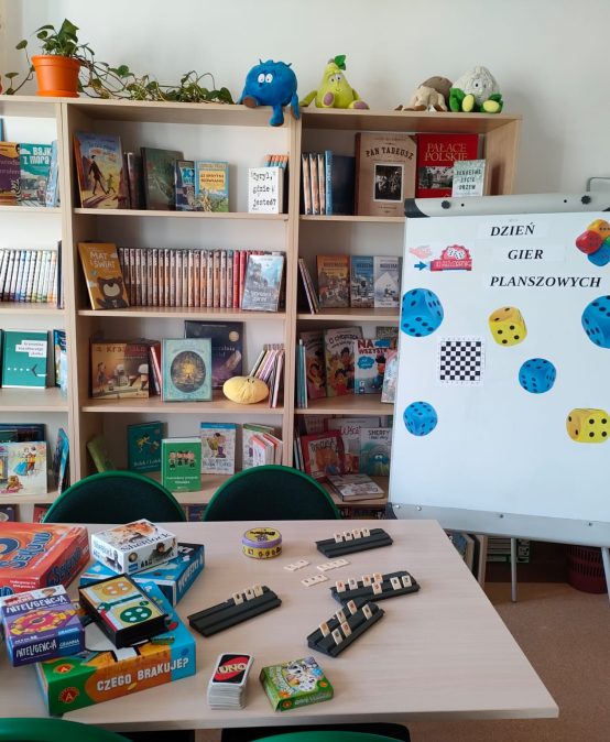 Dzień Gier Planszowych w bibliotece szkolnej