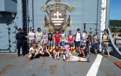 Wycieczka klasy 5c do Portu Marynarki Wojennej w Gdyni
