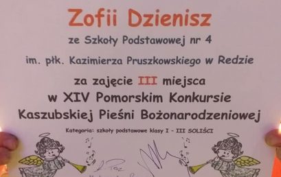 Gratulacje dla Zofii Dzienisz z klasy I c!