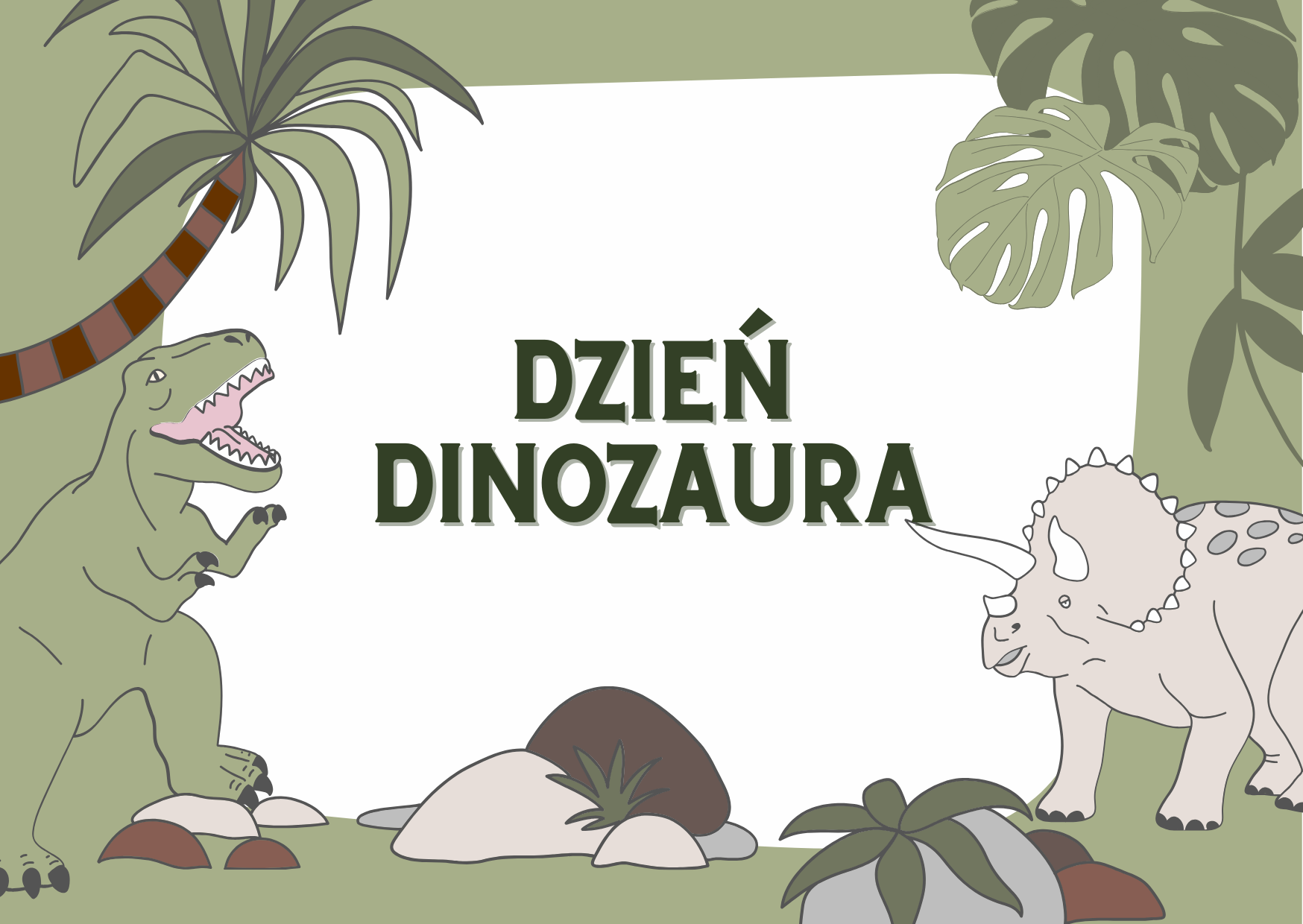 DZIEŃ DINOZAURA | Zespół Szkolno-Przedszkolny nr 1 w Redzie