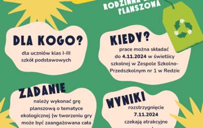 Zapraszamy do udziału w Miejskim Konkursie Ekologicznym