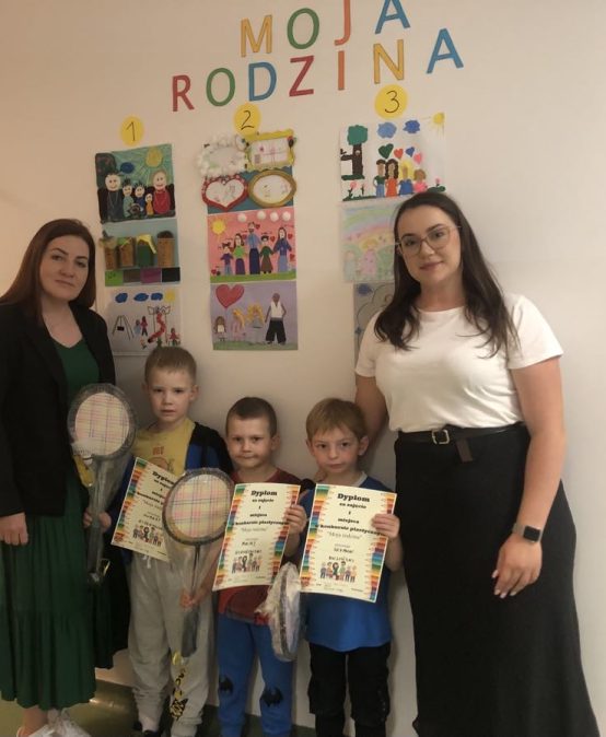 Rozdanie nagród w przedszkolnym konkursie plastycznym pt. „Moja Rodzina”