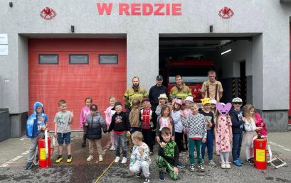Wizyta przedszkolaków w Straży Pożarnej