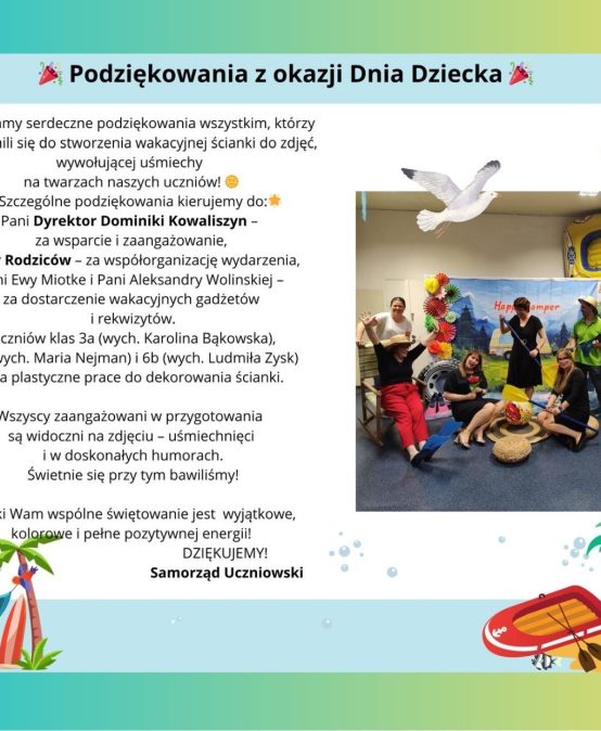 Podziękowania
