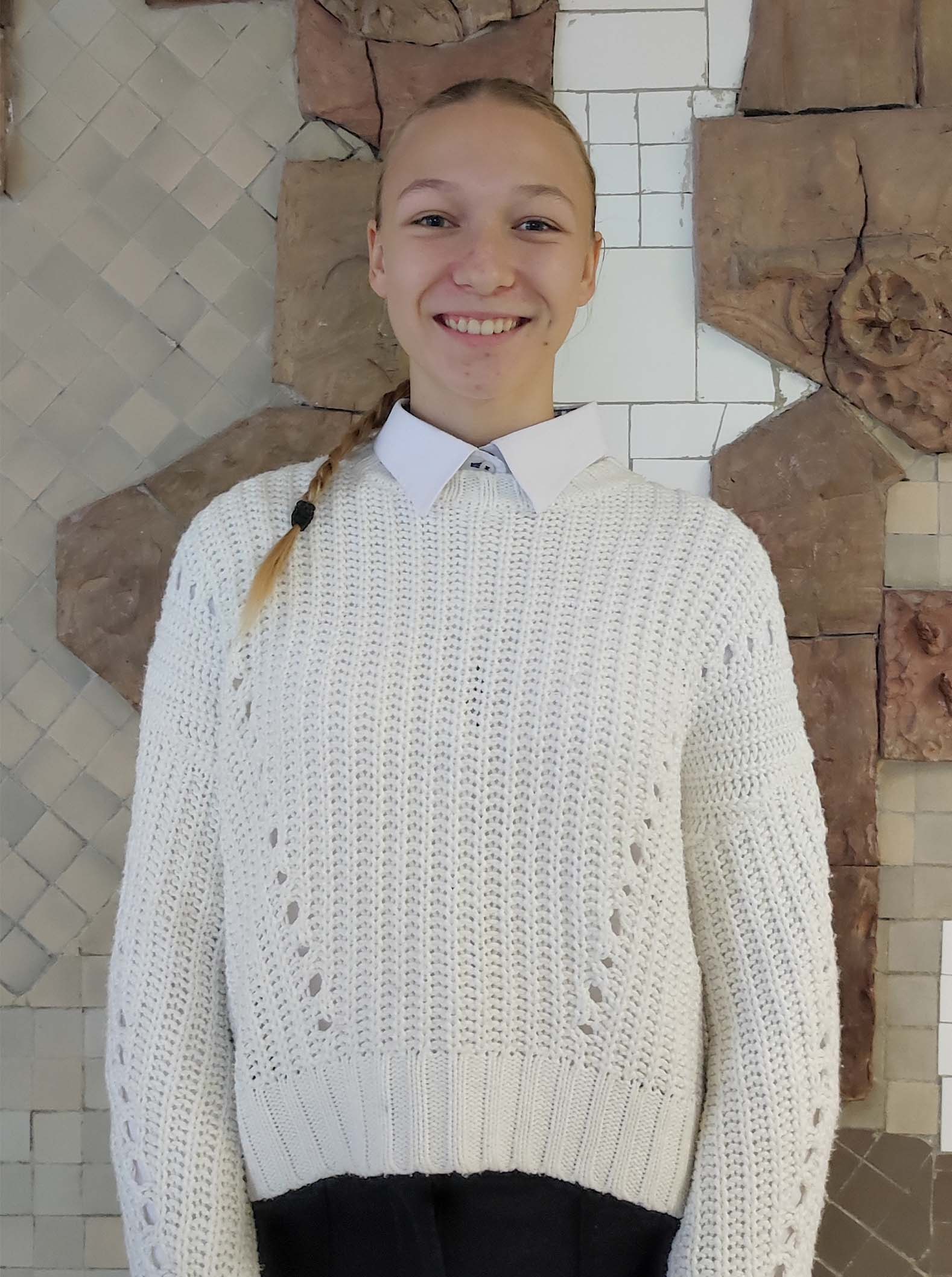 Agata w rejonowych kwalifikacjach do Wojewódzkiego Konkursu z Języka Polskiego