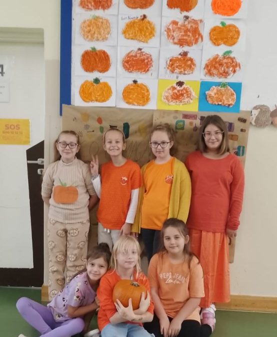 Dzień Dyni w klasach: 1c, 2c, i 2e.