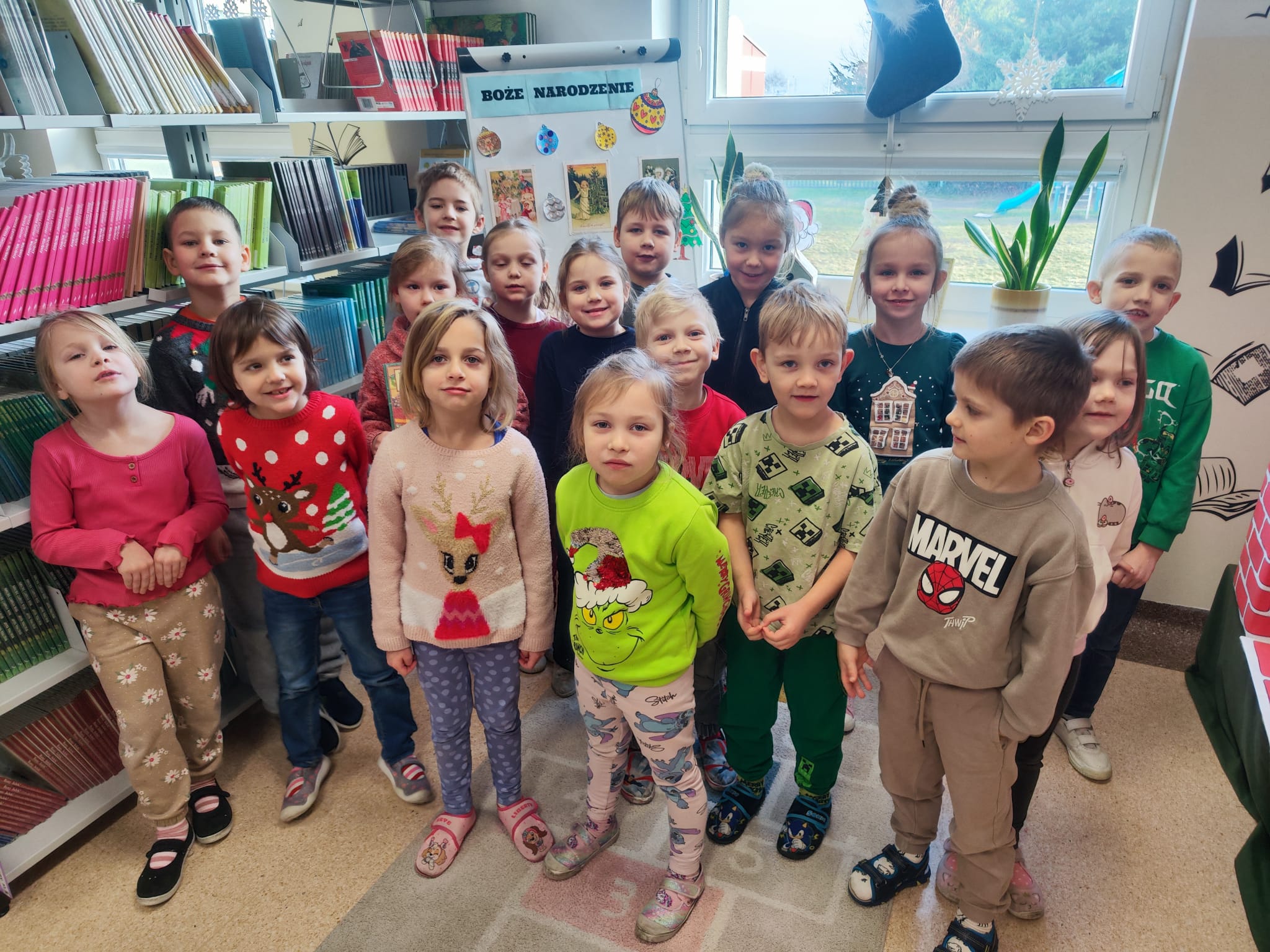 Lekcja biblioteczna w ramach „Klubu Przyjaciół Franklina”