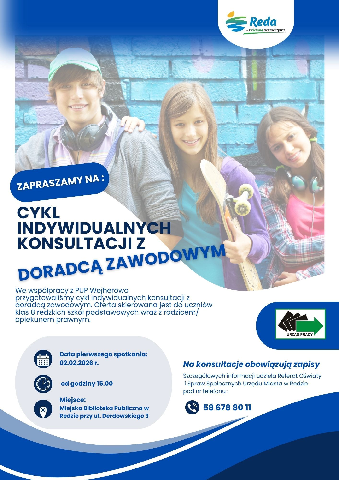 Cykl konsultacji zawodowych dla ósmoklasistów