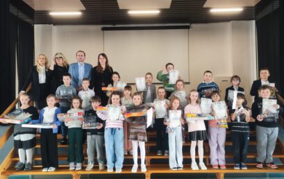 Wręczenie nagród w VII Miejskim, Rodzinnym Konkursie Ekologicznym pt. „Wiosenny Eko-Kapelusz”