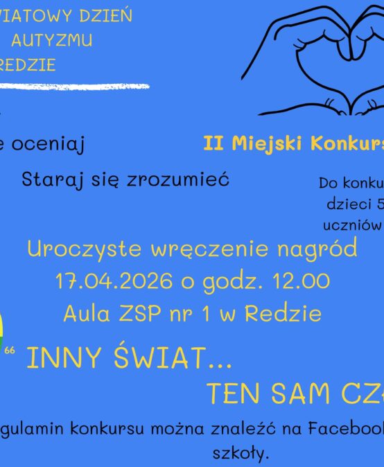 Zaproszenie na wręczenie nagród w II Miejskim Konkursie Plastycznym „Inny świat… ten sam człowiek”