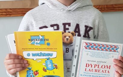 Mamy laureatkę Międzynarodowego Konkursu „Kangur Matematyczny”!