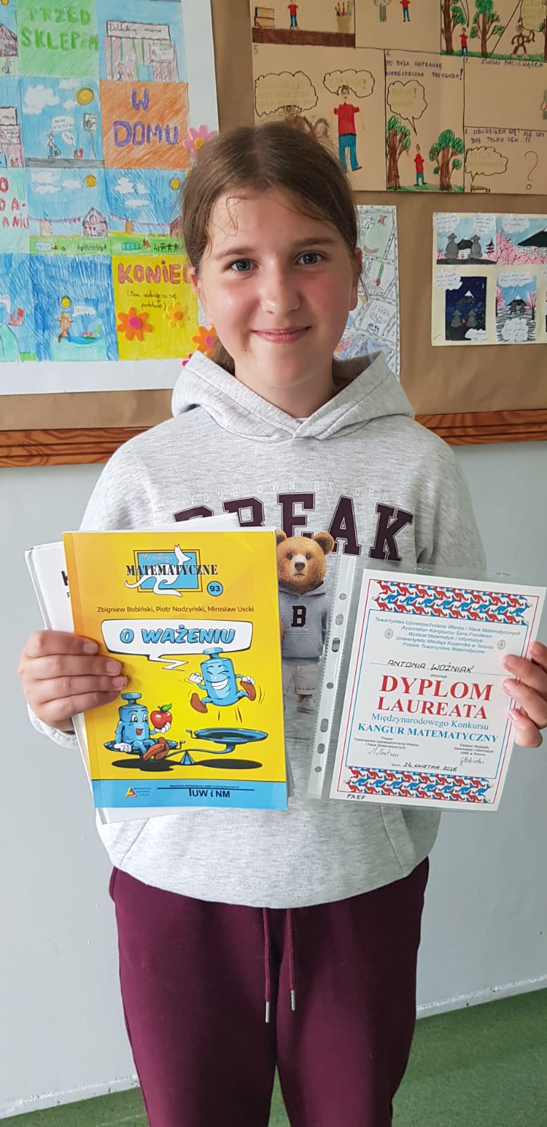 Mamy laureatkę Międzynarodowego Konkursu „Kangur Matematyczny”!